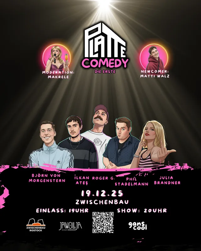 Plakat Platte Comedy — Die Erste