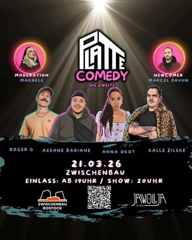 Plakat Platte Comedy — Die Zweite