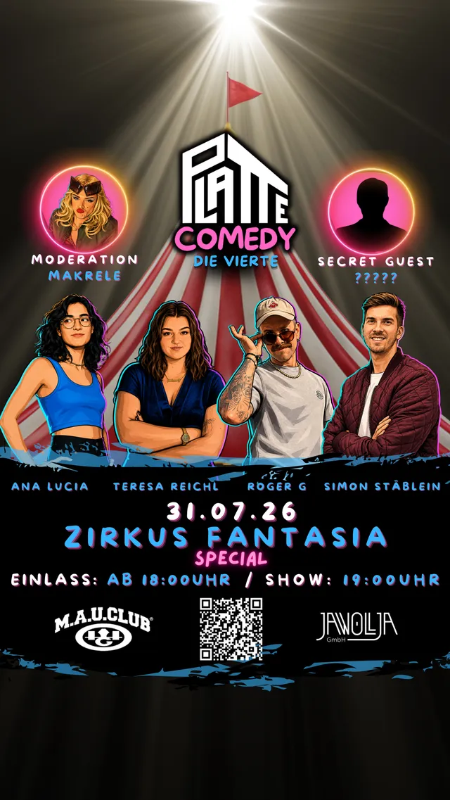 Plakat Platte Comedy — Die Vierte